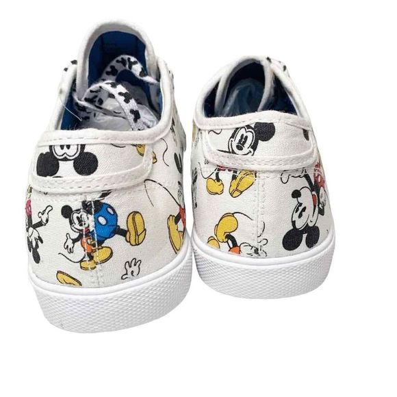 Disney Canvas Shoes for Women - Fantastic 5 - Mickey Mouse White Sneaker Size 9 - Picture 6 of 9